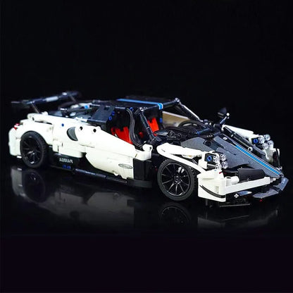 MOC Motorized Building Block Set: Concept Pagani Roadster Sports Car C017