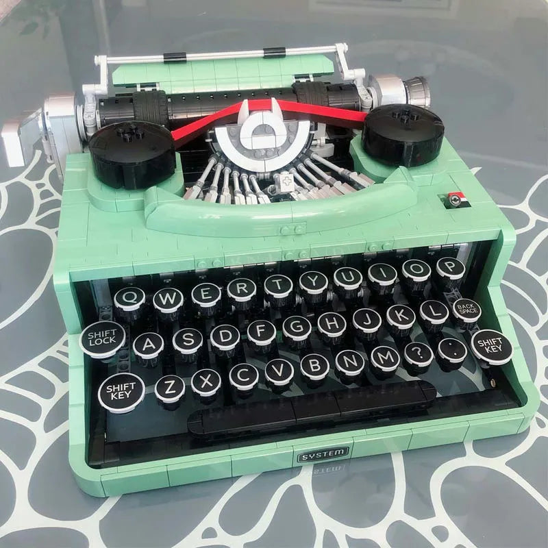 MOC Building Block Set: Retro Typewriter 66886