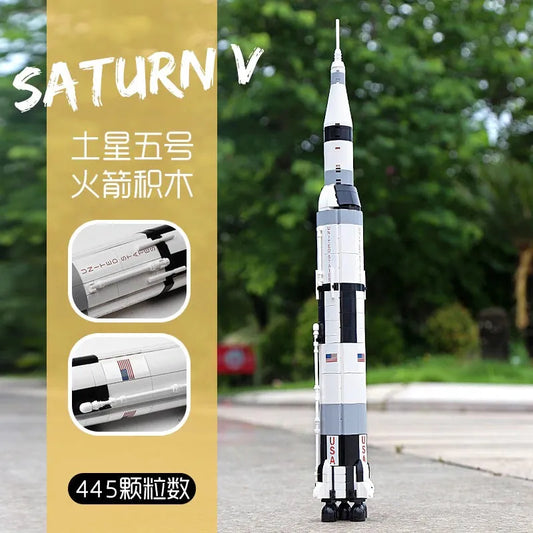 MOC Building Block Set: Apollo Saturn V Space Rocket PG13002