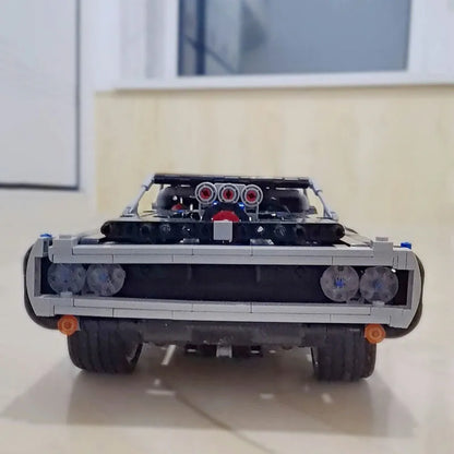 MOC Building Block Set: Dom's Chargers Super Racing Car, Model 42111