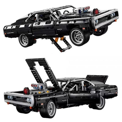 MOC Building Block Set: Dom's Chargers Super Racing Car, Model 42111