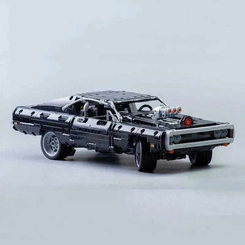 MOC Building Block Set: Dom's Chargers Super Racing Car, Model 42111