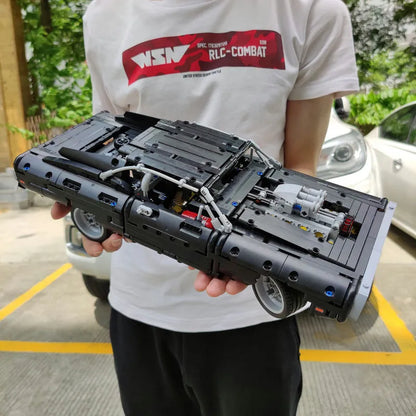 MOC Building Block Set: Dom's Chargers Super Racing Car, Model 42111