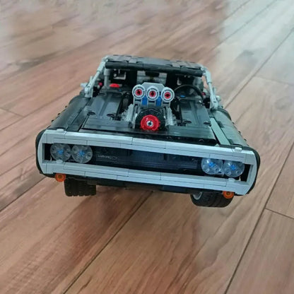 MOC Building Block Set: Dom's Chargers Super Racing Car, Model 42111