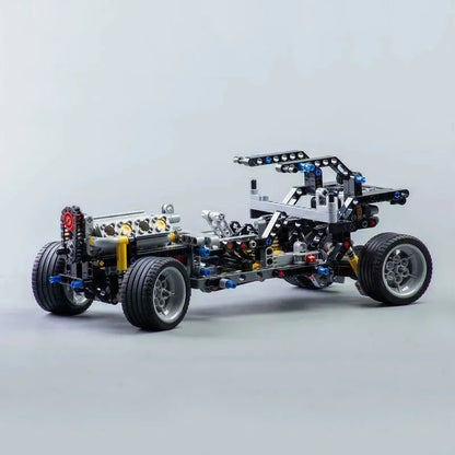 MOC Building Block Set: Dom's Chargers Super Racing Car, Model 42111