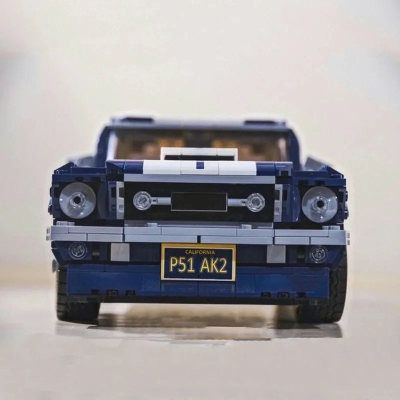 MOC Building Block Set: 21047 Mustang Car