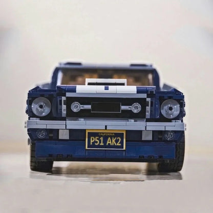 MOC Building Block Set: 21047 Mustang Car