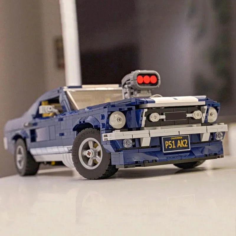 MOC Building Block Set: 21047 Mustang Car