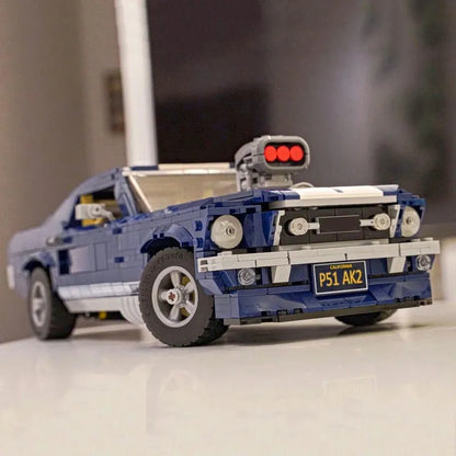 MOC Building Block Set: 21047 Mustang Car
