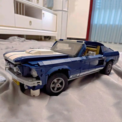 MOC Building Block Set: 21047 Mustang Car