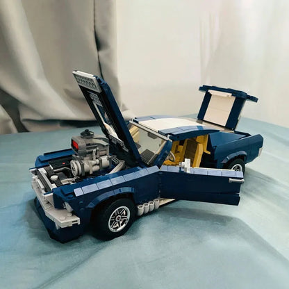 MOC Building Block Set: 21047 Mustang Car