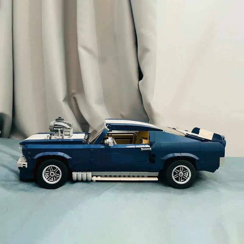 MOC Building Block Set: 21047 Mustang Car
