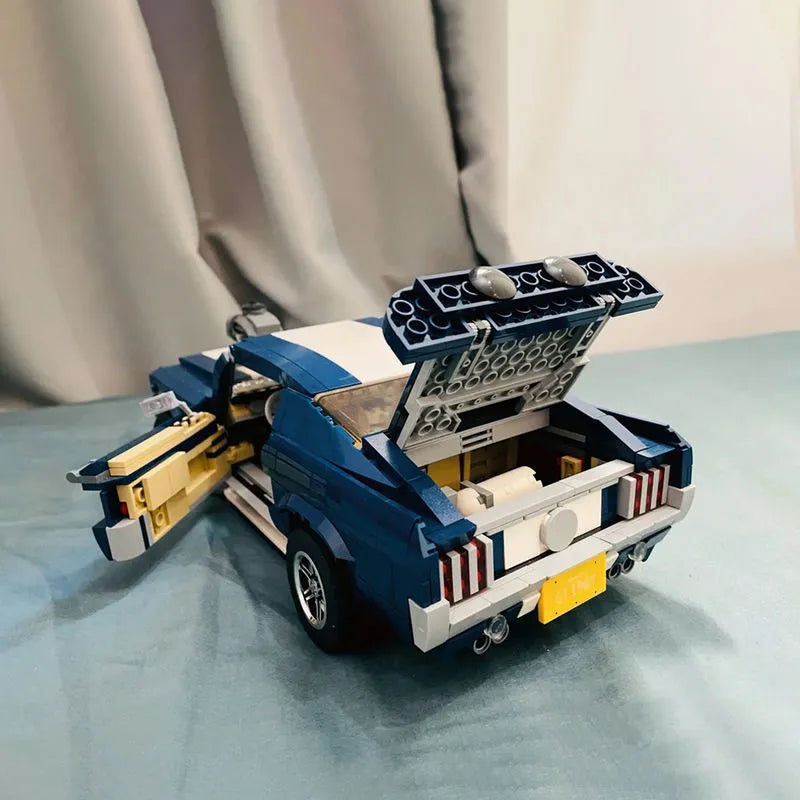 MOC Building Block Set: 21047 Mustang Car