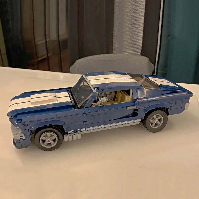 MOC Building Block Set: 21047 Mustang Car