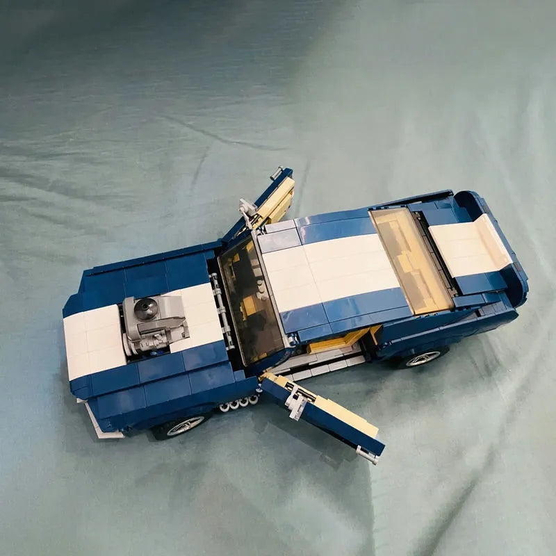 MOC Building Block Set: 21047 Mustang Car