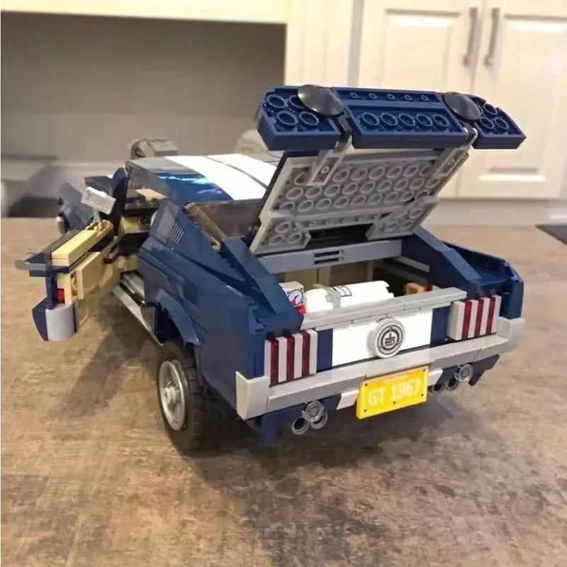 MOC Building Block Set: 21047 Mustang Car