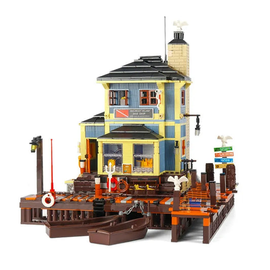 MOC Building Block Set: Dive Shop, Model PG12001
