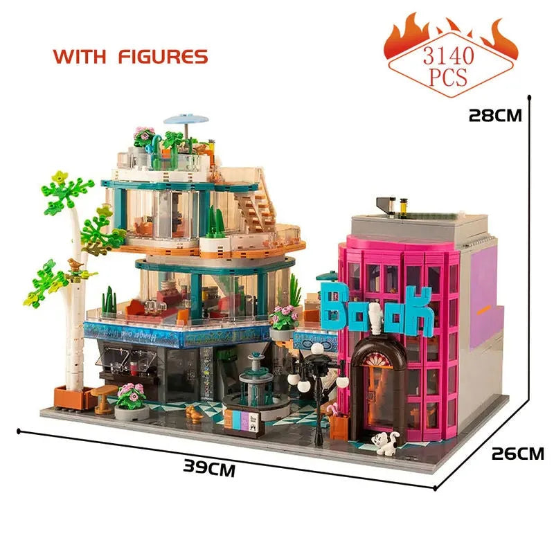 MOC Building Block Set: Fantasy Plaza, Model KB10507