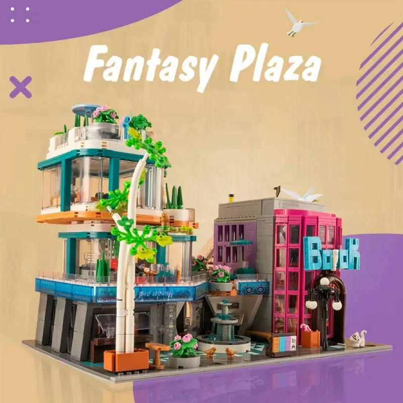 MOC Building Block Set: Fantasy Plaza, Model KB10507