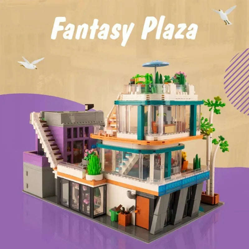 MOC Building Block Set: Fantasy Plaza, Model KB10507