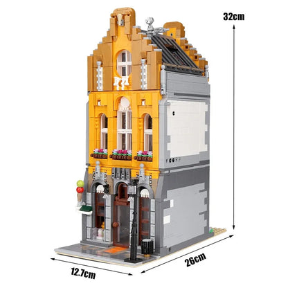 MOC Building Block Set: Ice Cream Shop, Model 10003