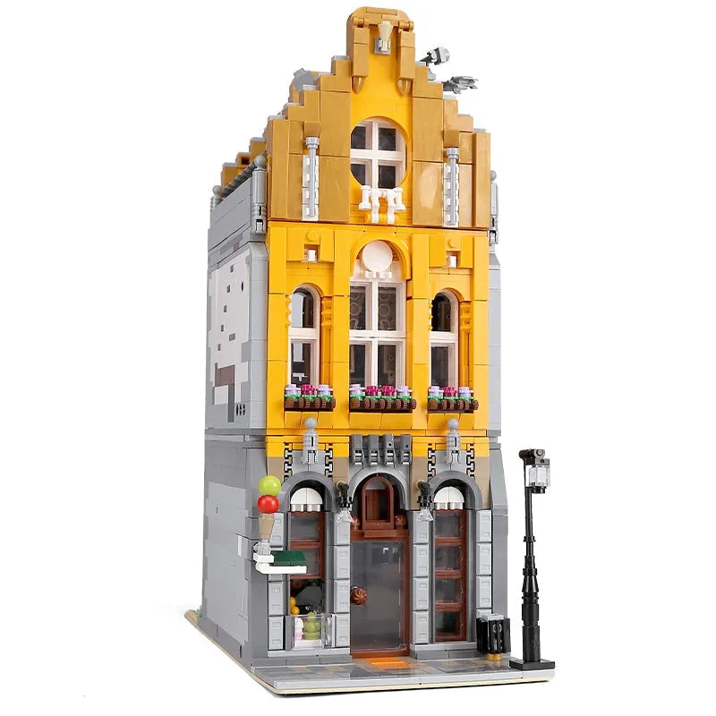 MOC Building Block Set: Ice Cream Shop, Model 10003