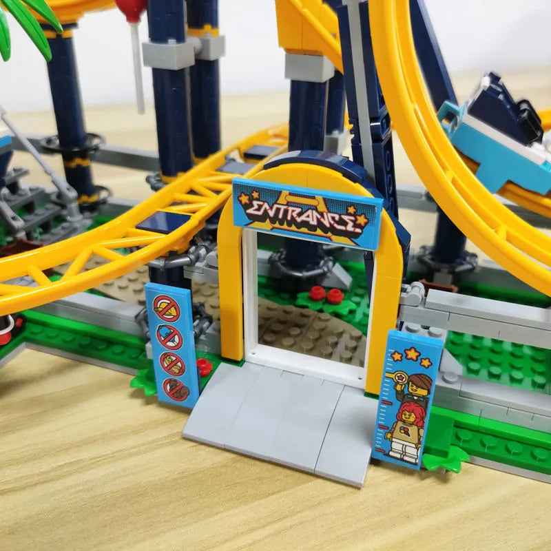MOC Building Block Set: Loop Roller Coaster 13003, Model 13003 / 66503