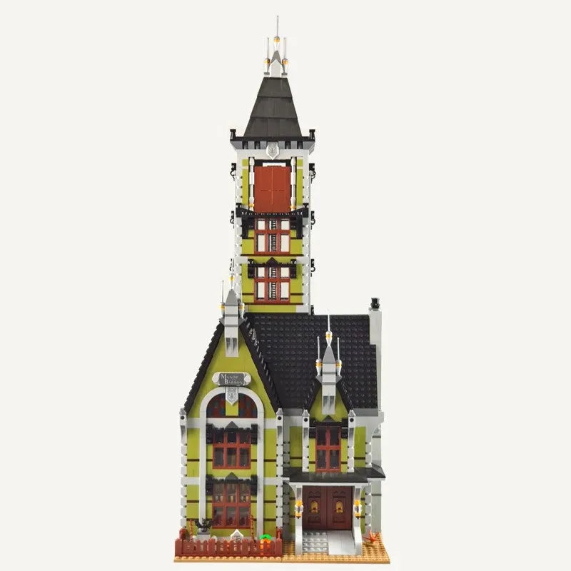 MOC Building Block Set: Monster Haunted House 2025