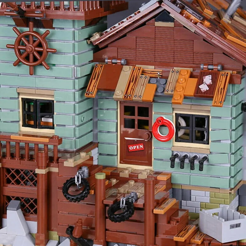 MOC Building Block Set: Old Fishing Store 16050