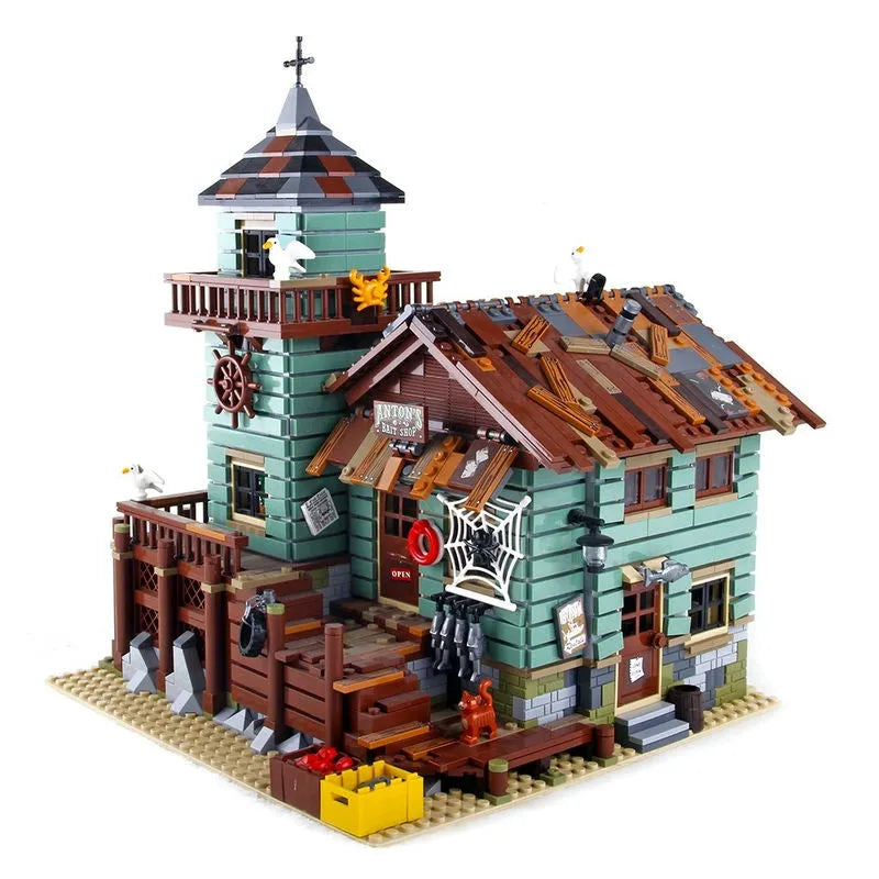 MOC Building Block Set: Old Fishing Store 16050
