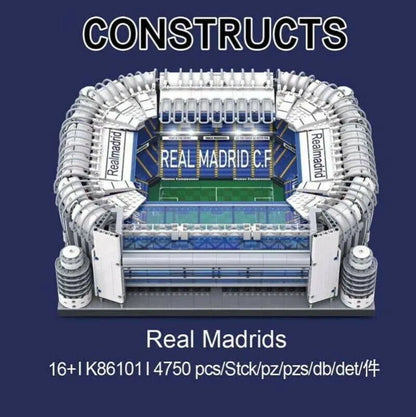 MOC Building Block Set: Real Madrid Football Stadium, Model K86101