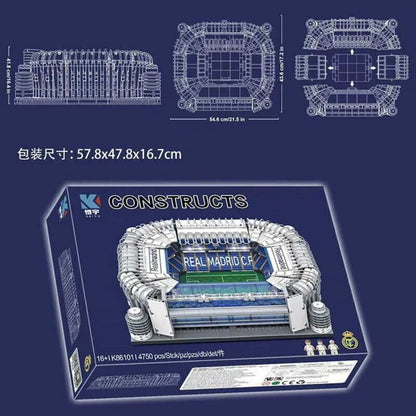 MOC Building Block Set: Real Madrid Football Stadium, Model K86101