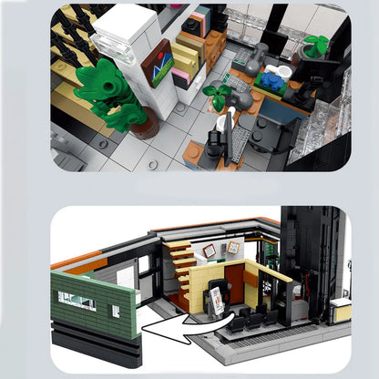MOC Building Block Set: Experts MOC The Office Building Boss on Top, Model 7702