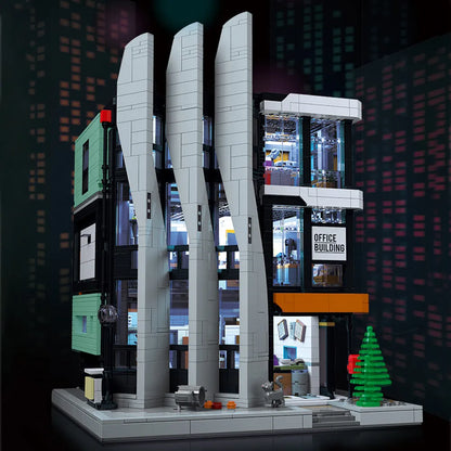 MOC Building Block Set: Experts MOC The Office Building Boss on Top, Model 7702