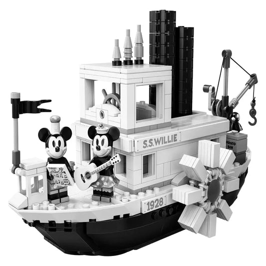 MOC Building Block Set: Idea Steamboat Willie 16062
