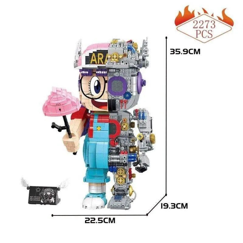 MOC Building Block Set: Japanese Anime Mecha Robot, Model 13800