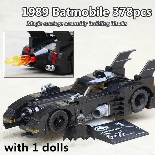 MOC Building Block Set: DC Super Hero Batman MOC Batmobile Car, Model 7147