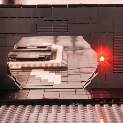 MOC Motorized Building Block Set: Docking Bay MOC For Star Wars UCS Millennium Falcon and Light, Model 327L