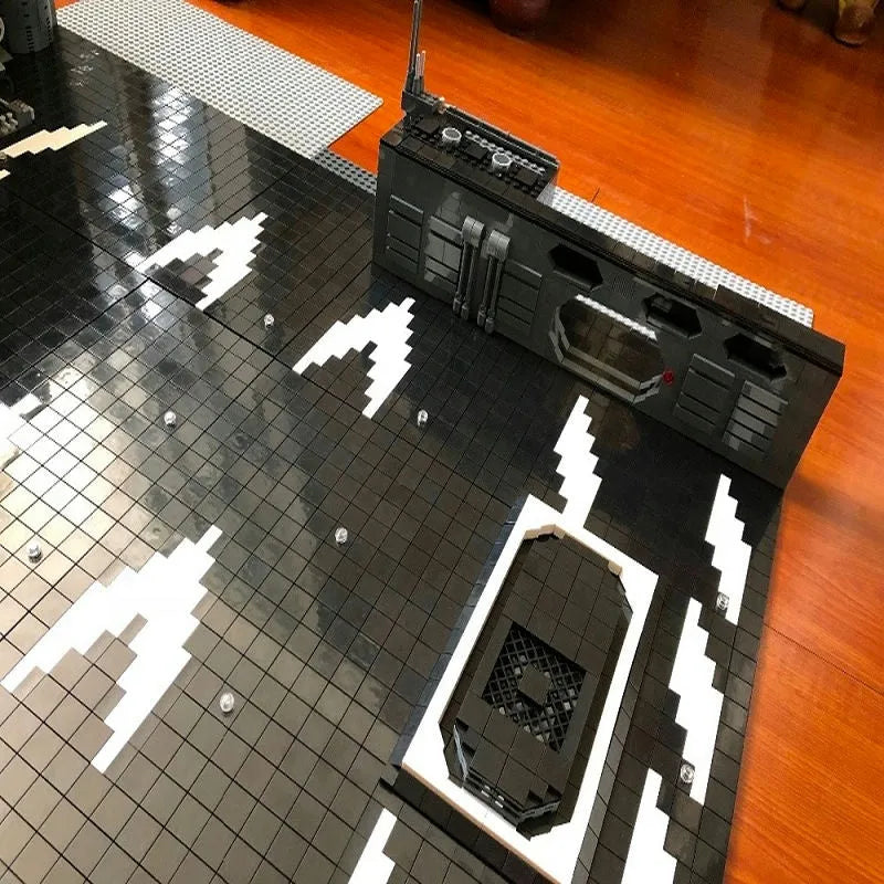 MOC Motorized Building Block Set: Docking Bay MOC For Star Wars UCS Millennium Falcon and Light, Model 327L