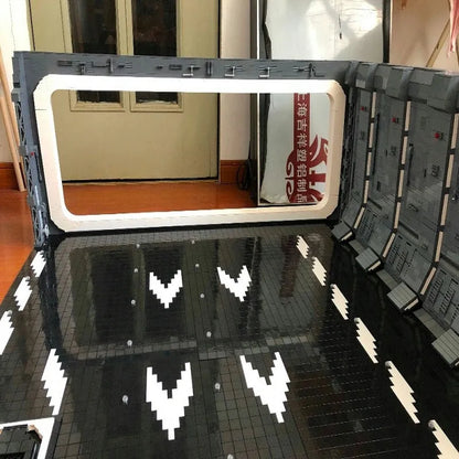 MOC Motorized Building Block Set: Docking Bay MOC For Star Wars UCS Millennium Falcon and Light, Model 327L