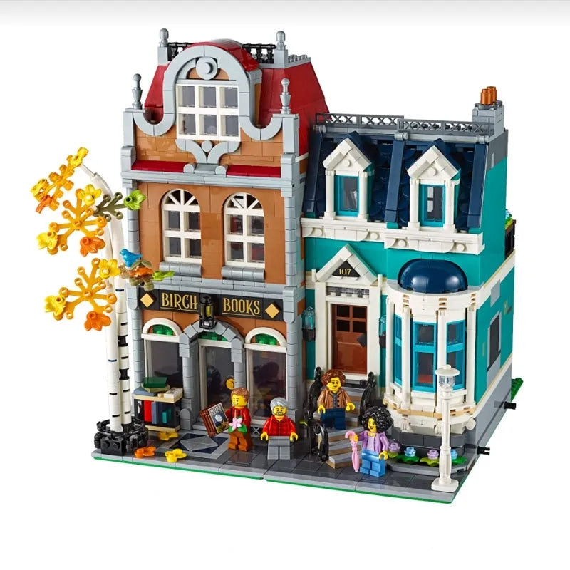 MOC Building Block Set: 10201 Creator City Book Store Shop