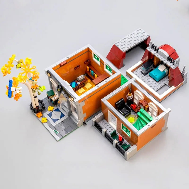 MOC Building Block Set: 10201 Creator City Book Store Shop