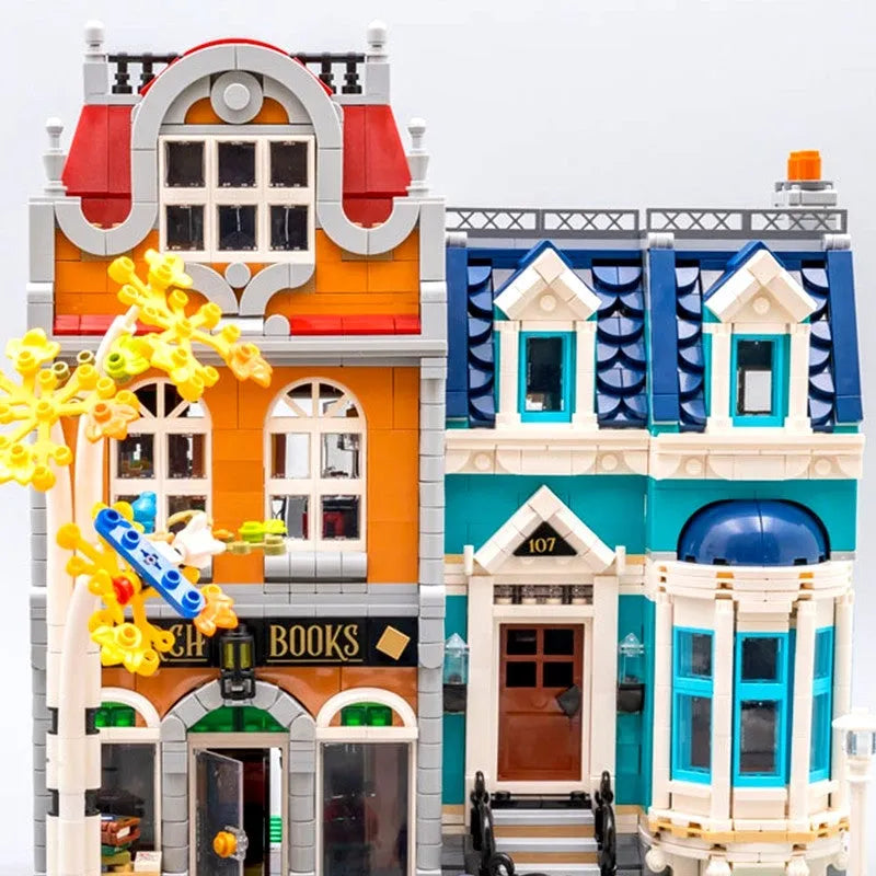 MOC Building Block Set: 10201 Creator City Book Store Shop
