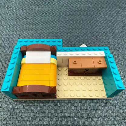 MOC Building Block Set: 10201 Creator City Book Store Shop
