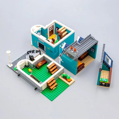 MOC Building Block Set: 10201 Creator City Book Store Shop
