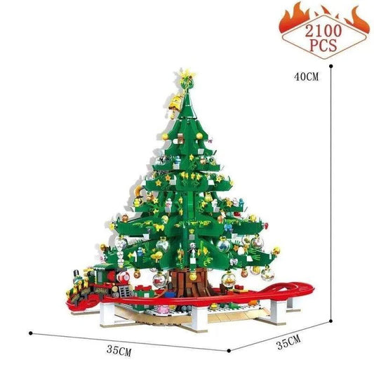 MOC Building Block Set: Christmas Santa Tree House, Model SX88013