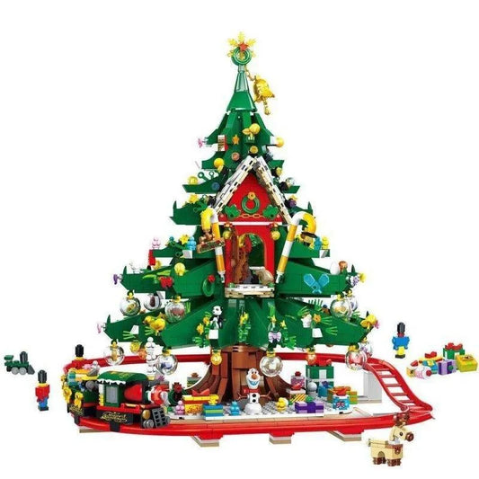 MOC Building Block Set: Christmas Santa Tree House, Model SX88013