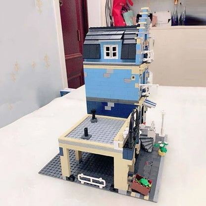 MOC Building Block Set: Market Factory Shop, Model 15007
