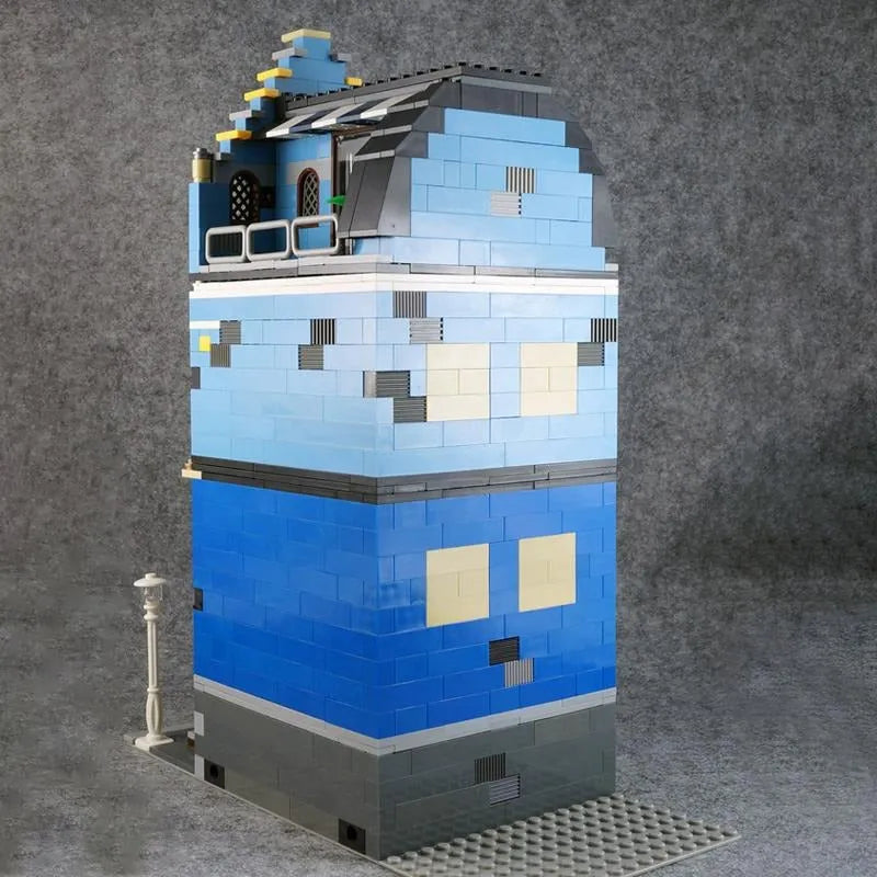 MOC Building Block Set: Market Factory Shop, Model 15007