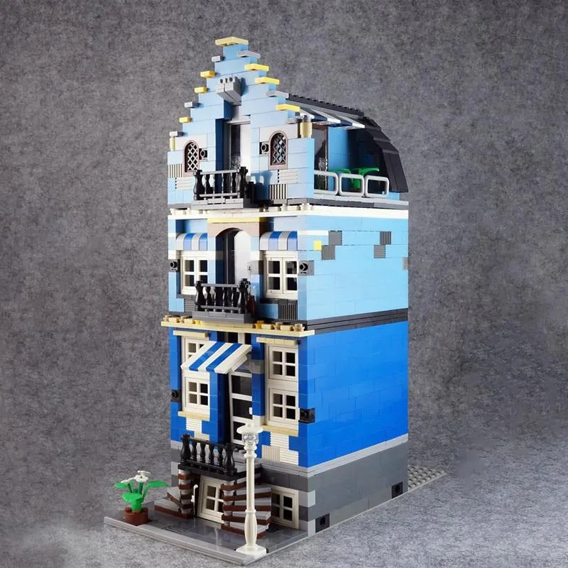 MOC Building Block Set: Market Factory Shop, Model 15007